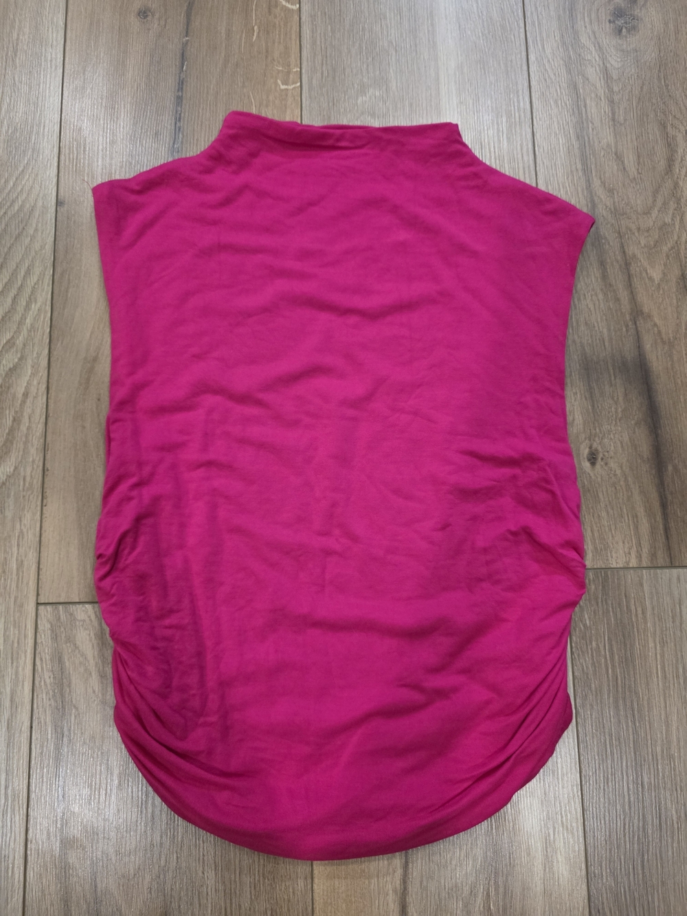 a new day Sleeveless Mock Neck Tank - Fuchsia Pink